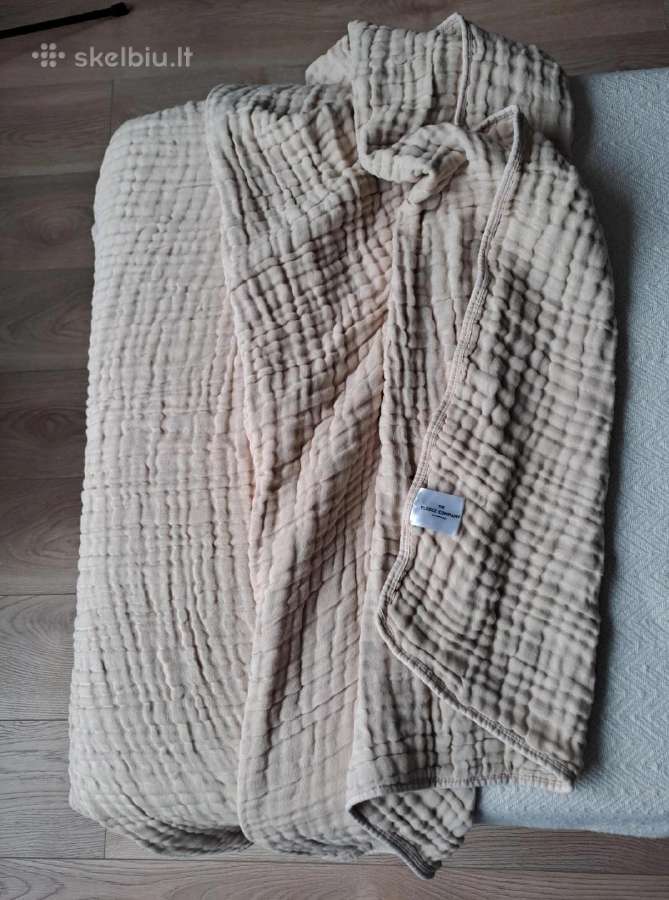 Muslino pledas, antklodė vaikams 130 110 cm