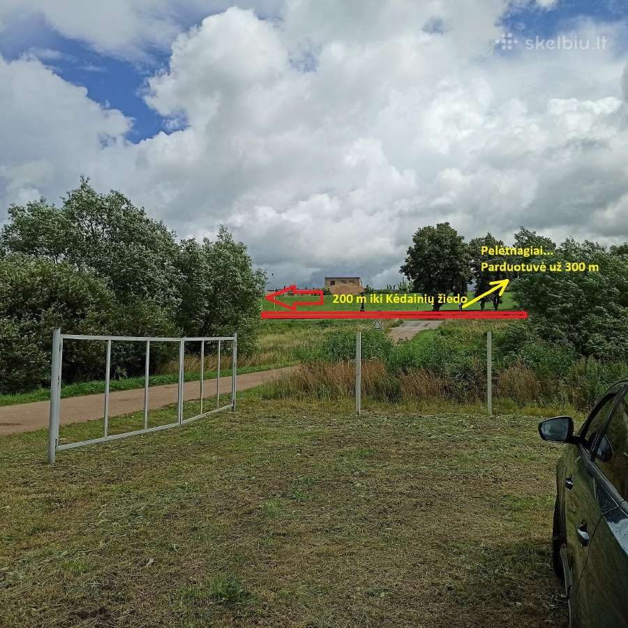Sklypo nuoma 10 a., yra trifazis 11 kw, garažas - nuotraukos Nr. 3