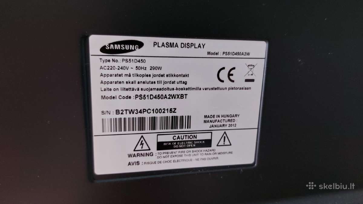 Veikiantis Samsung televizorius 51" (130cm) Akcija - nuotraukos Nr. 4
