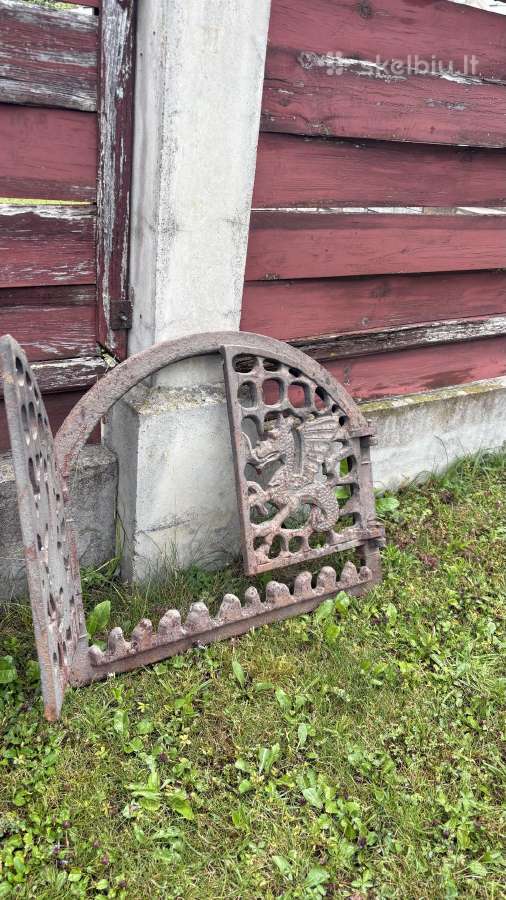 Židinio ketaus grotelės - nuotraukos Nr. 2