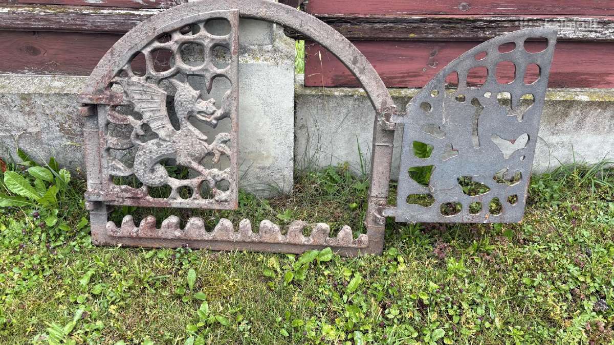 Židinio ketaus grotelės - nuotraukos Nr. 3