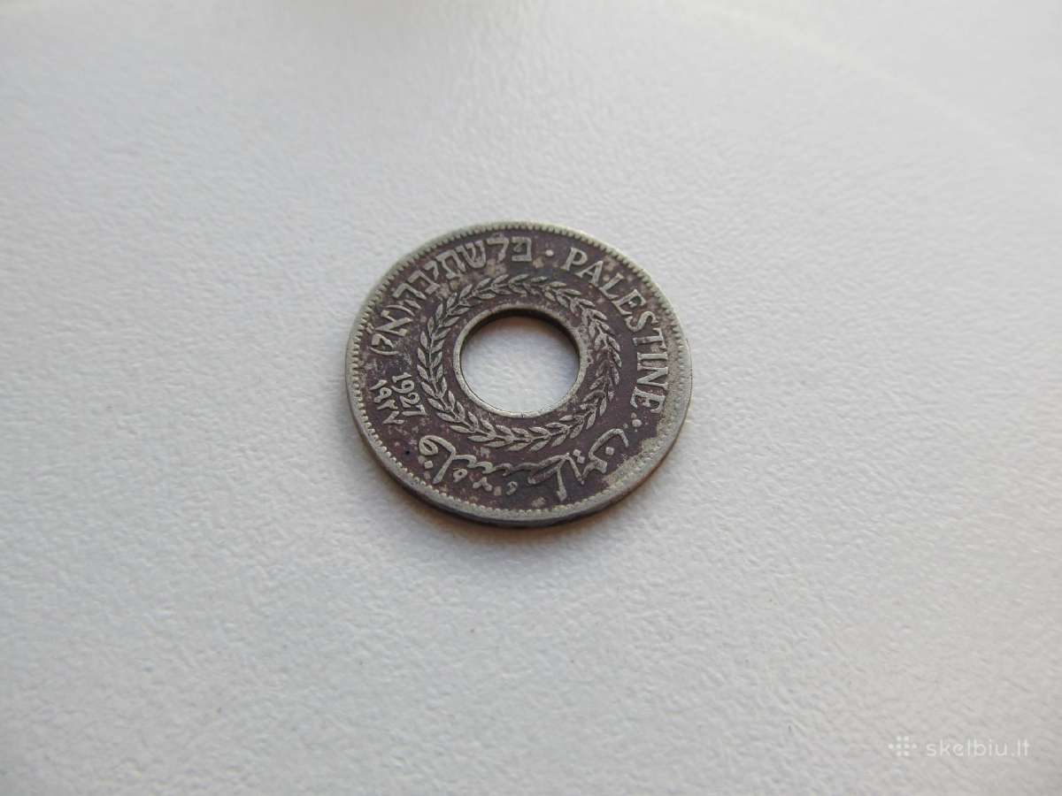 5 mils , Palestina , 1927 - nuotraukos Nr. 2