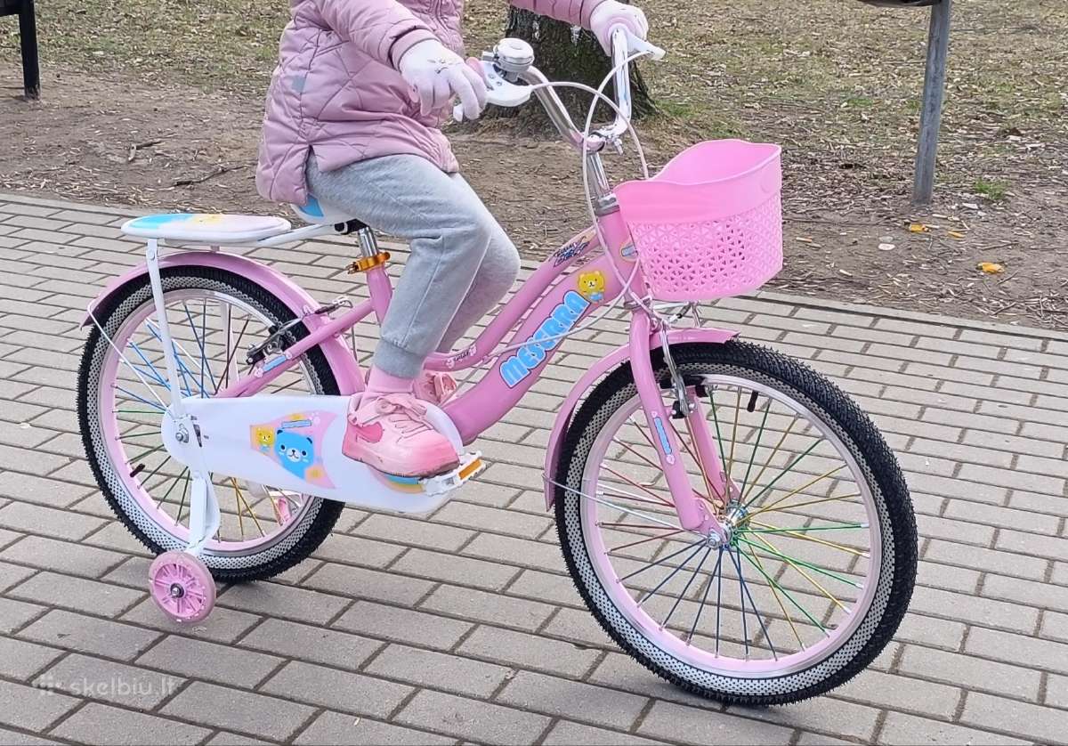 Vaikiškas dviratis R20 colių ratlankiai