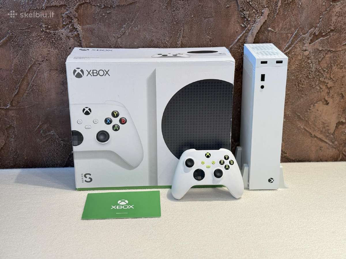 Kaip naujas! Xbox Series S 512gb pilnas komplektas