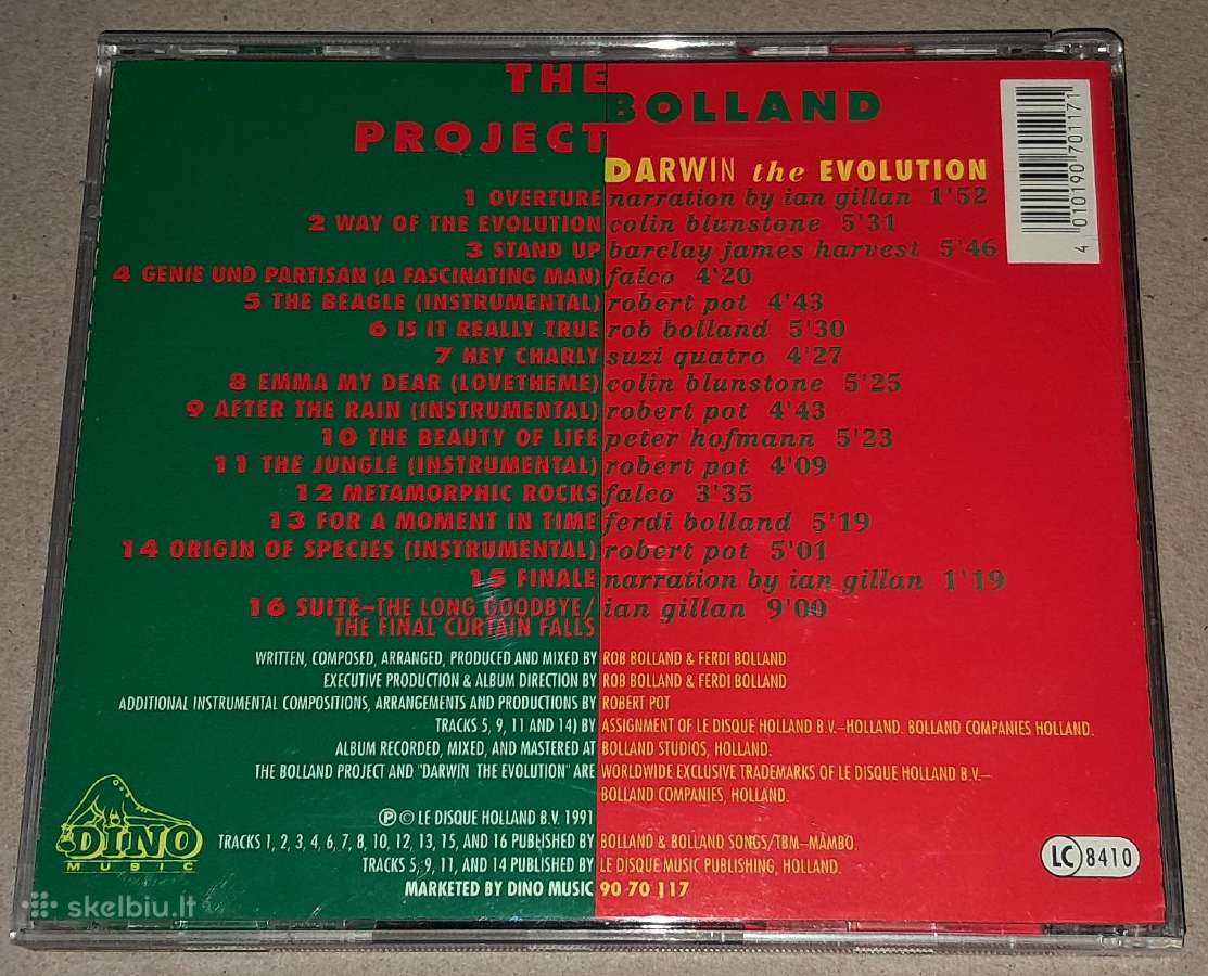 The Bolland Project – Darwin (The Evolution) (CD) - nuotraukos Nr. 2