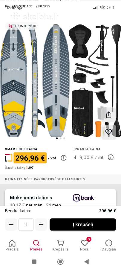 Irklente nauja