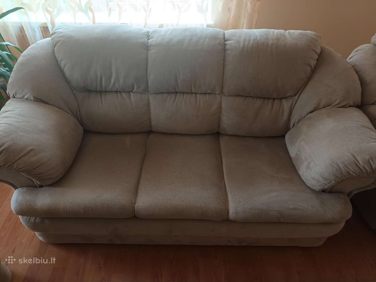 Minkštas svetainės komplektas