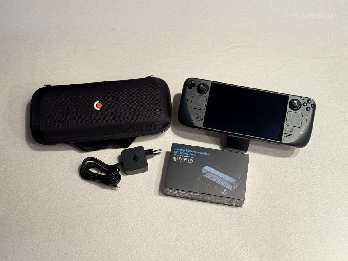Kaip naujas! Steam Deck Oled 512gb 512 GB + Dock