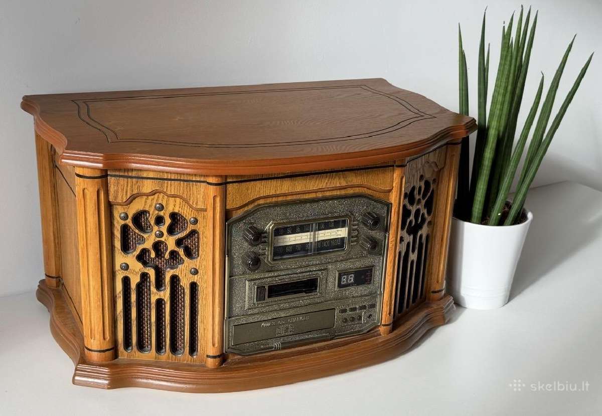 Patefonas retro stiliaus