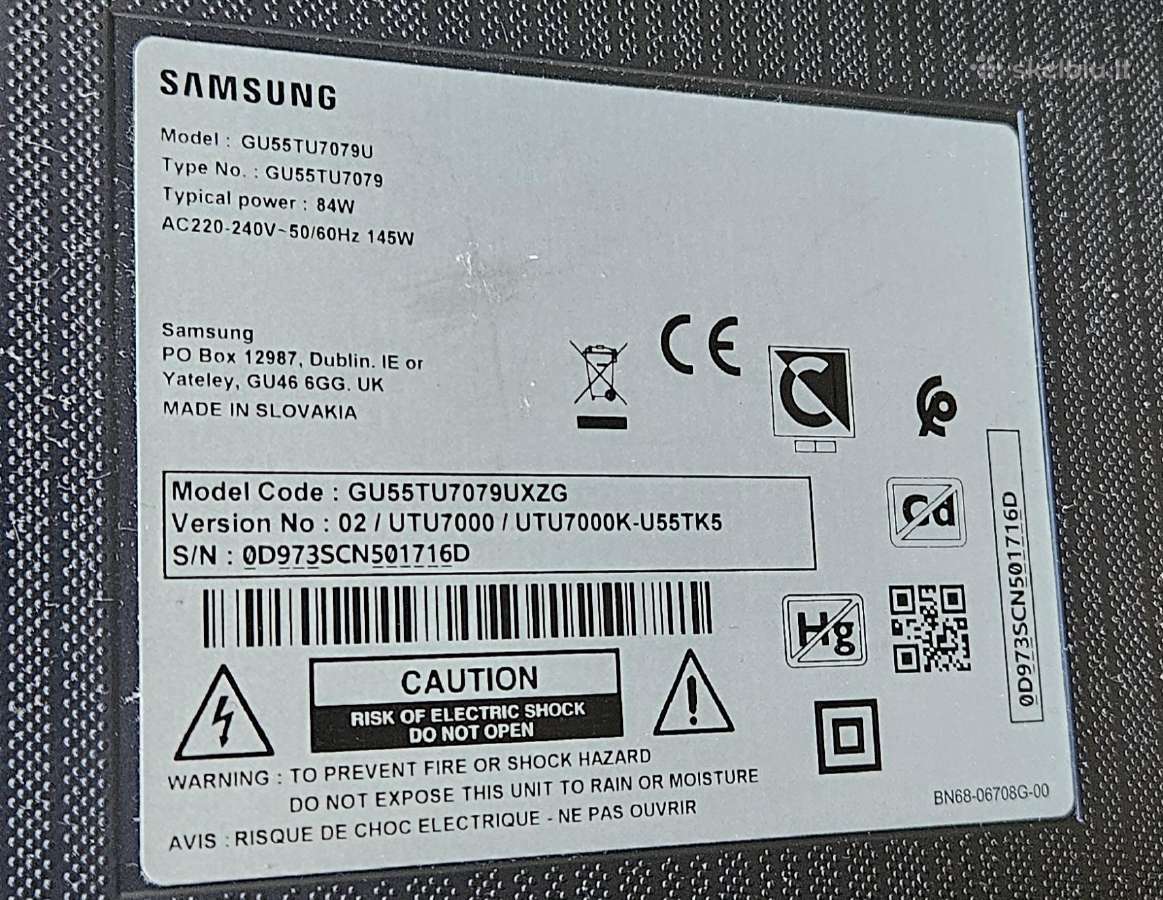 Televizorius Samsung - nuotraukos Nr. 3