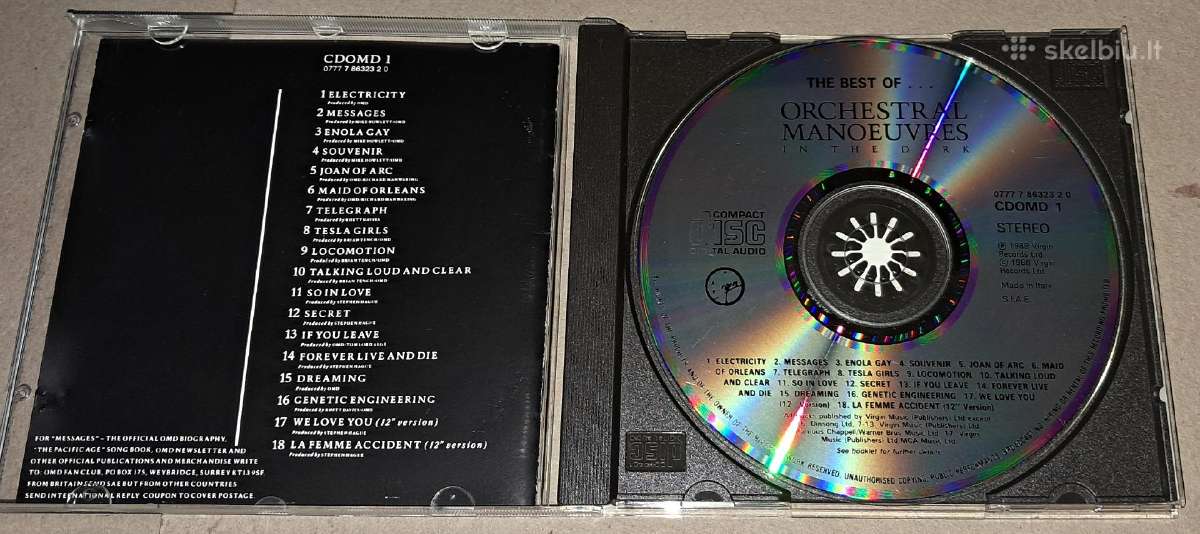 O.m.d. – The Best Of Omd (Audio CD) - nuotraukos Nr. 3
