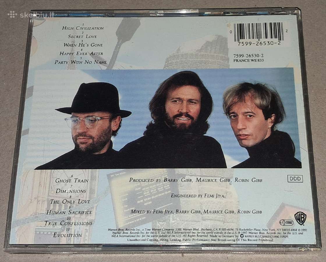 Bee Gees – High Civilization (Audio CD) - nuotraukos Nr. 2