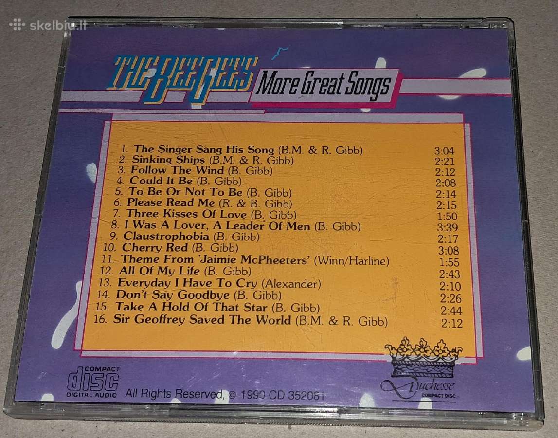 The Bee Gees – More Great Songs (Audio CD) - nuotraukos Nr. 2