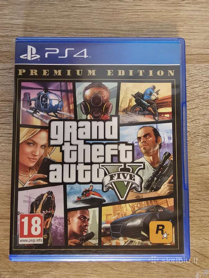 Grand Theft Auto Five Premium Edition Ps4 - 15eur