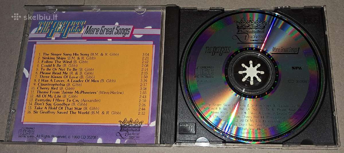 The Bee Gees – More Great Songs (Audio CD) - nuotraukos Nr. 3