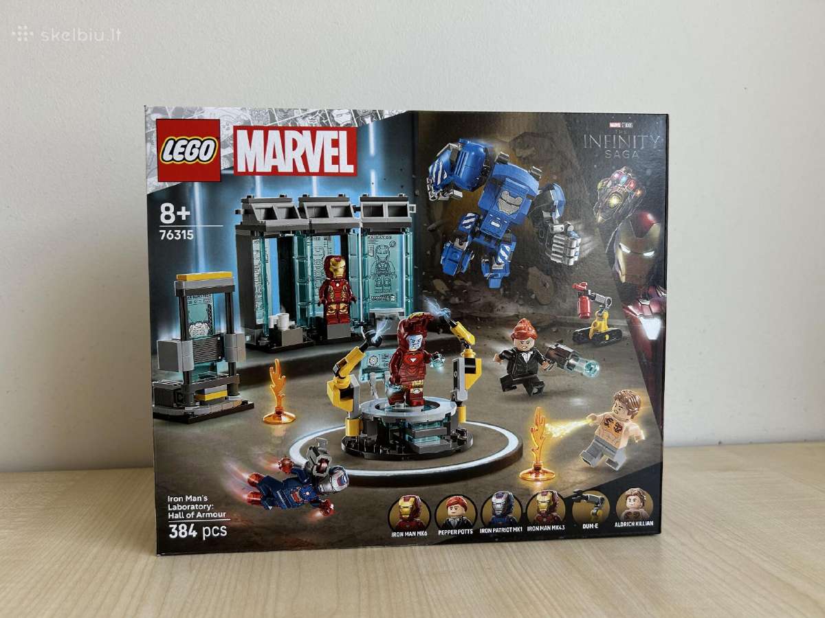 Lego 76315 Iron Man's Laboratory: Hall of Armour