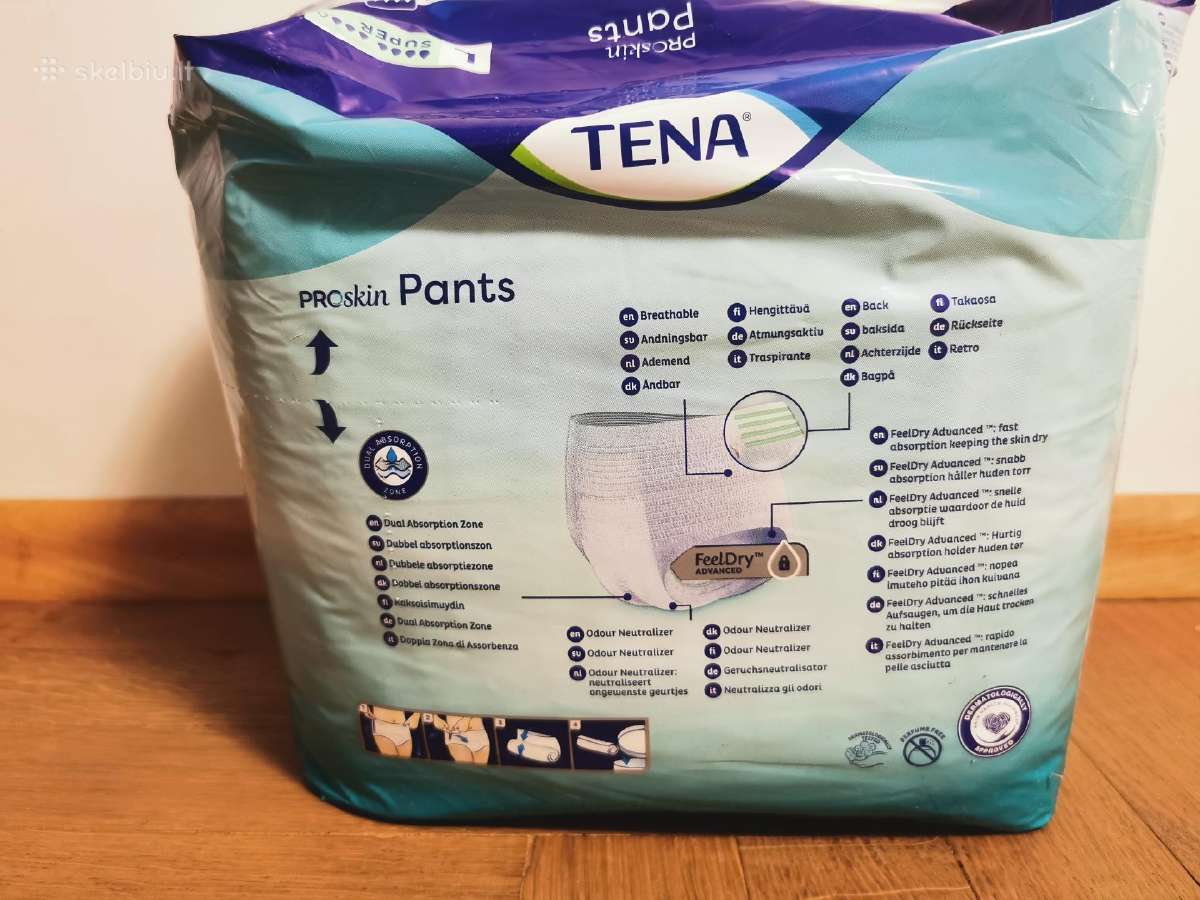 Sauskelnės - kelnaitės Tena Pants Super, L dydis - nuotraukos Nr. 2