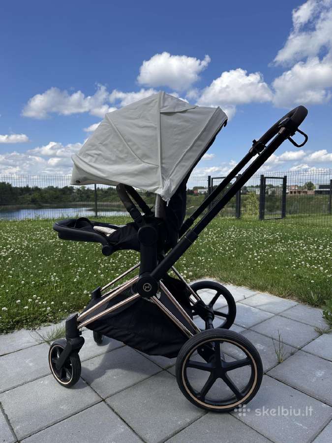 Cybex Priam Platinum Off White