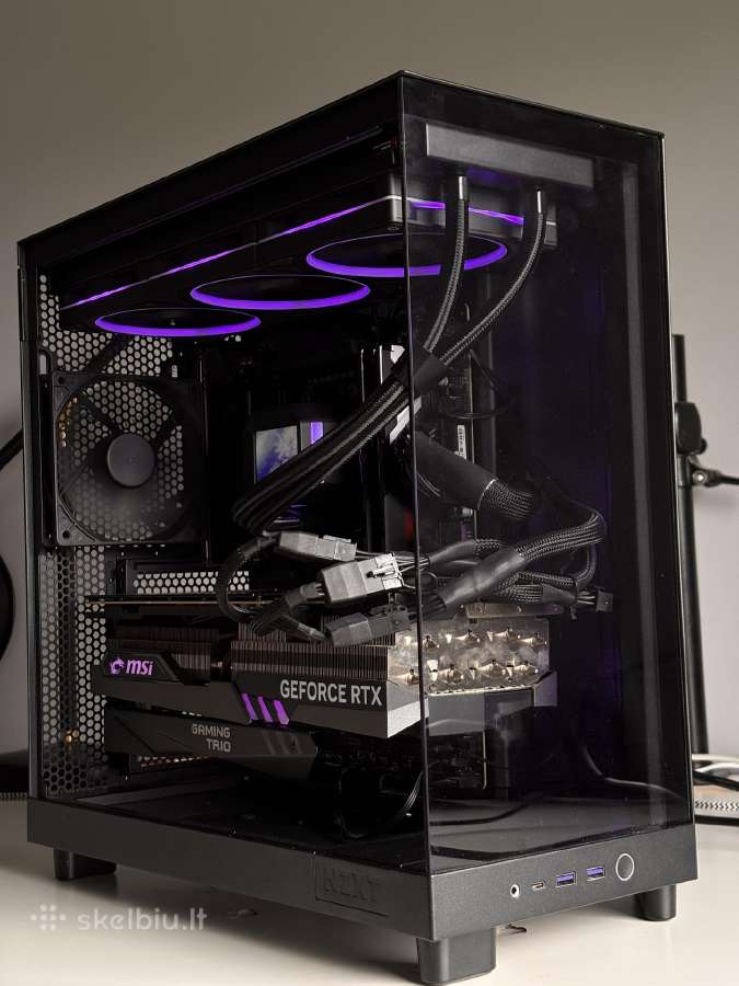 Žaidimų kompiuteris su 4090, 9800x3d, 32gb