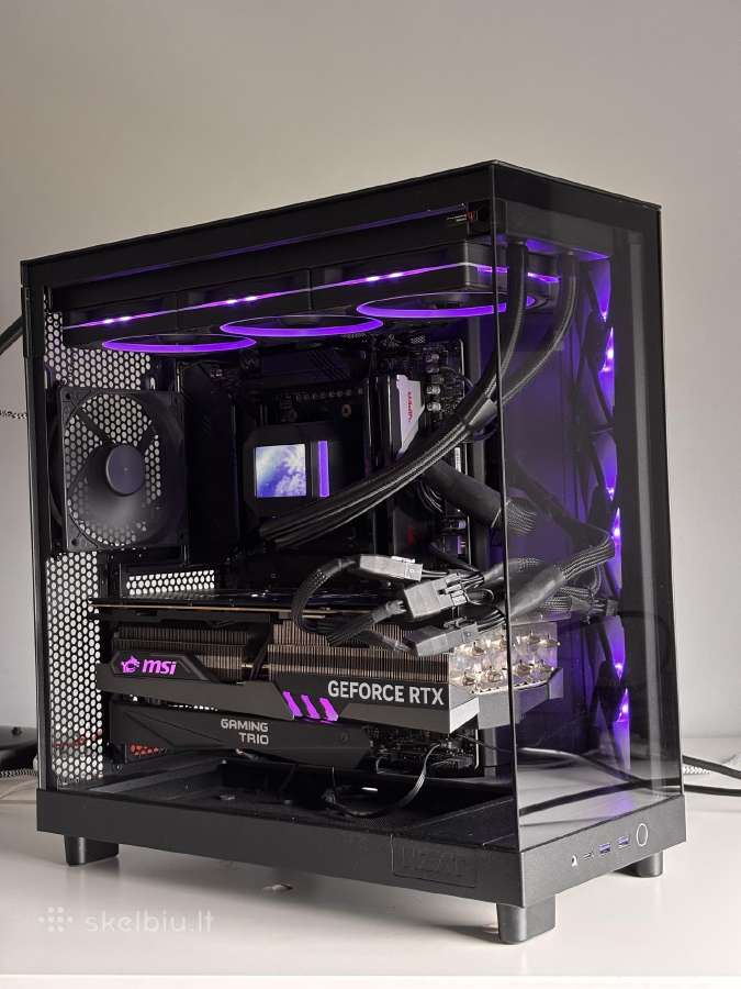 Žaidimų kompiuteris su 4090, 9800x3d, 32gb - nuotraukos Nr. 2