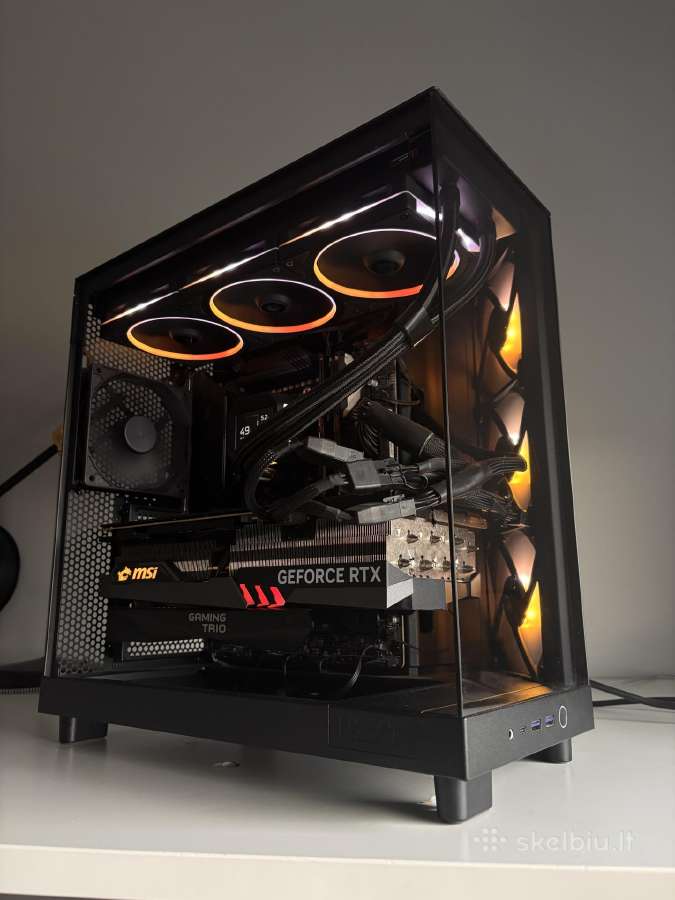 Žaidimų kompiuteris su 4090, 9800x3d, 32gb - nuotraukos Nr. 8