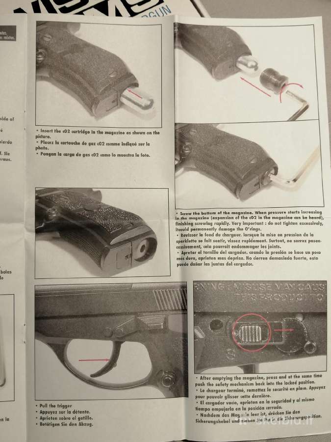 Swiss Arms Beretta M84 4.5mm - nuotraukos Nr. 5