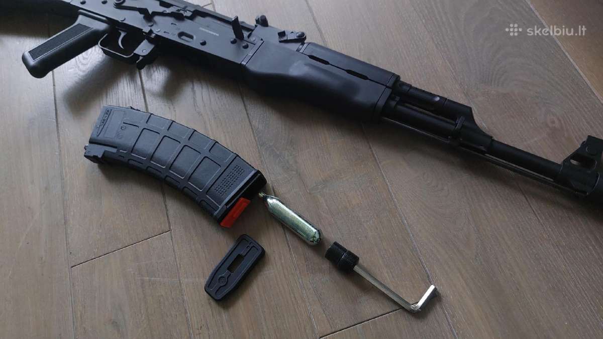 Ak-74 Full Metal Co2 Gas Blowback - nuotraukos Nr. 10