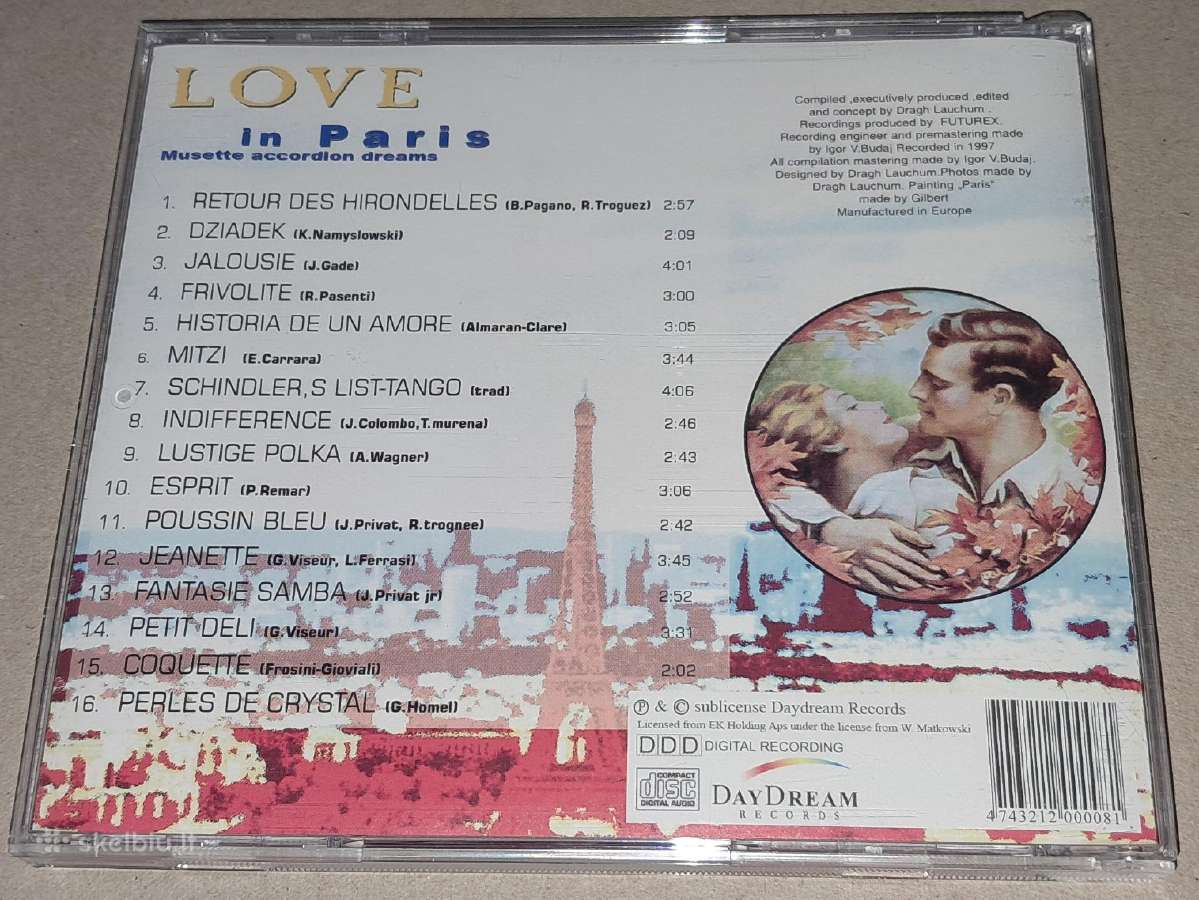 Love In Paris -Musette Accordion Dreams (Audio CD) - nuotraukos Nr. 2
