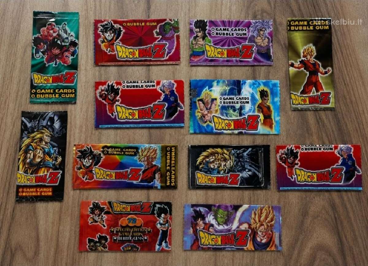 Dragon Ball Booster Packs.