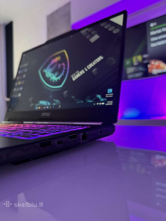 Msi Cyborg 15 A13v Rtx4060, i7-13620h, 144hz - nuotraukos Nr. 3