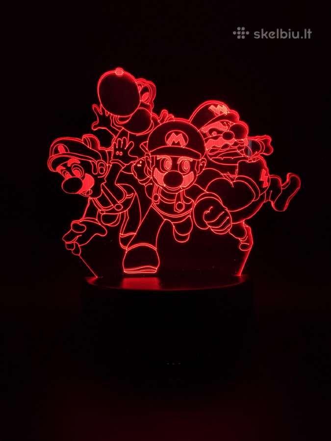 Super Mario Bros. naktinės lempos - nuotraukos Nr. 5