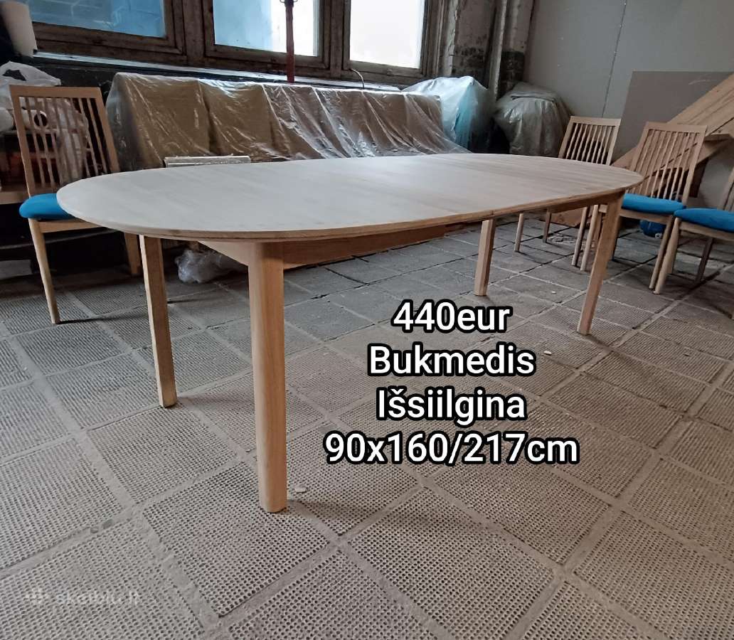 Ovalus stalas iš Danijos - nuotraukos Nr. 2