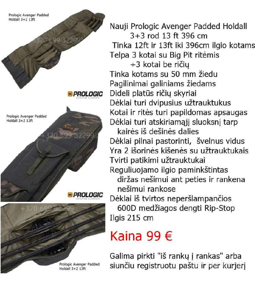Karpinis dėklas Prologic Avenger Holdall 3+3 - nuotraukos Nr. 2