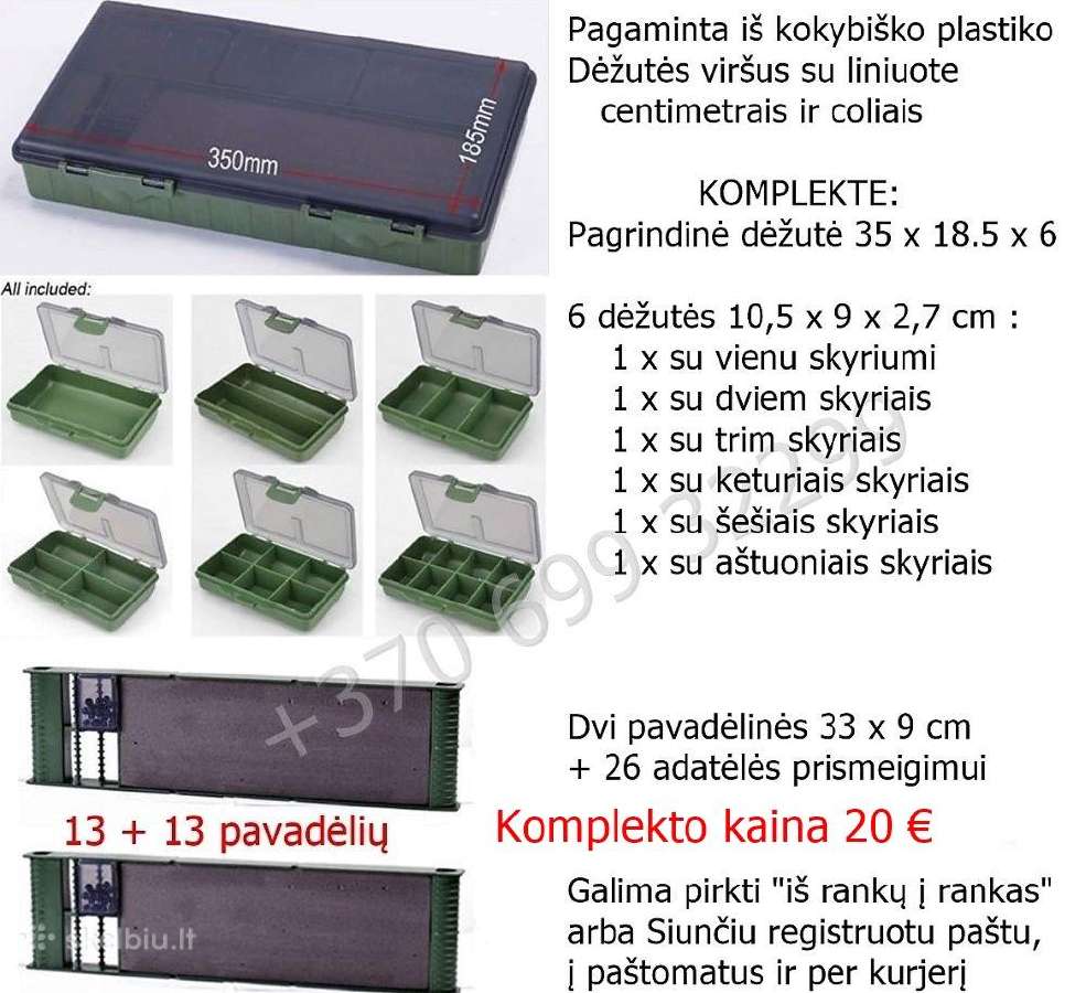 Karpinis dėklas Prologic Avenger Holdall 3+3 - nuotraukos Nr. 16