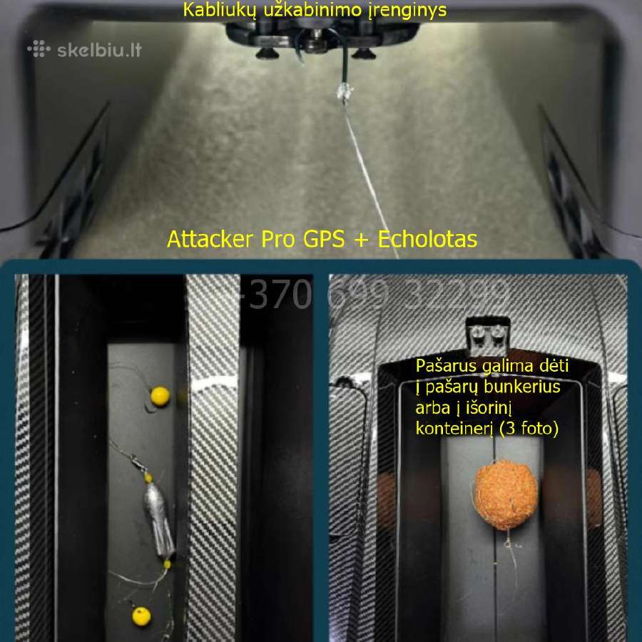 Attacker Pro 116 tšk GPS ir Echolotas 300 metrų - nuotraukos Nr. 6