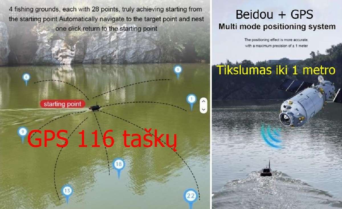 Attacker Pro 116 tšk GPS ir Echolotas 300 metrų - nuotraukos Nr. 10
