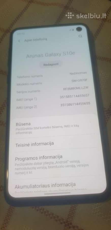 Samsung s10e