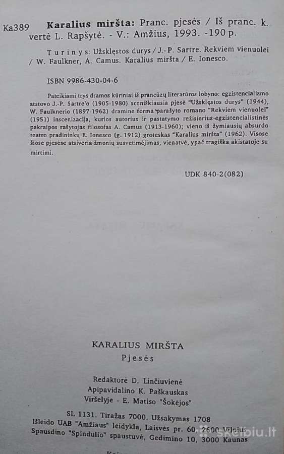 Karalius miršta - nuotraukos Nr. 3