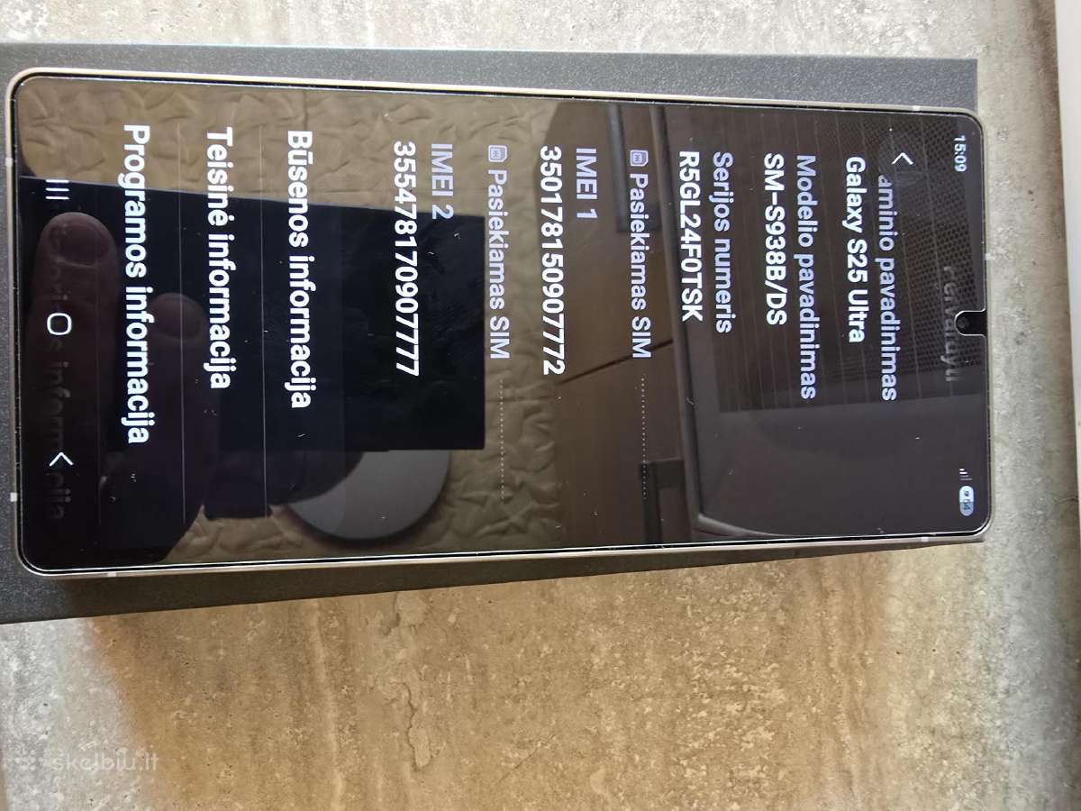 S25 Ultra 5G 12gb/256gb - nuotraukos Nr. 5