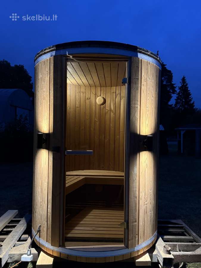 Moderni Cilindrinė Sauna - “statinė Jūsų keme