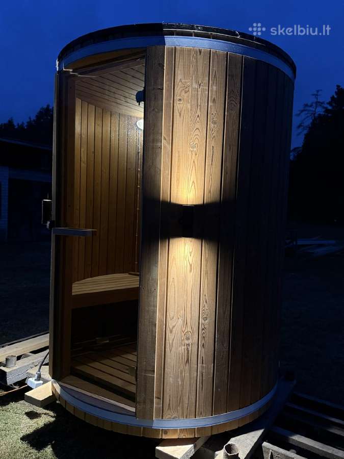 Moderni Cilindrinė Sauna - “statinė Jūsų keme - nuotraukos Nr. 2