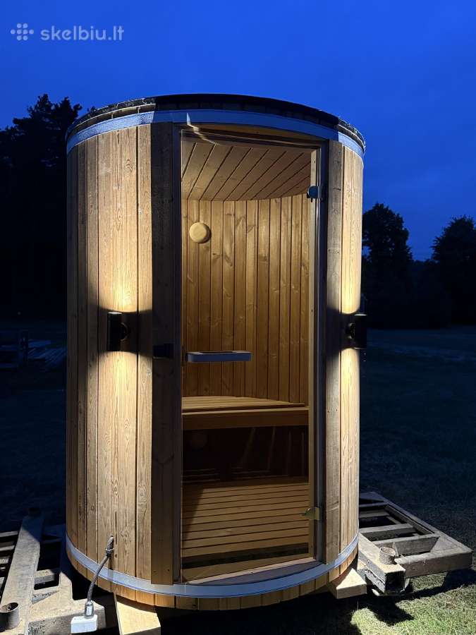 Moderni Cilindrinė Sauna - “statinė Jūsų keme - nuotraukos Nr. 3
