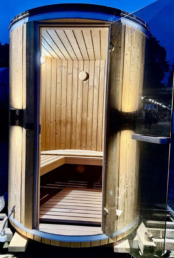 Moderni Cilindrinė Sauna - “statinė Jūsų keme - nuotraukos Nr. 4