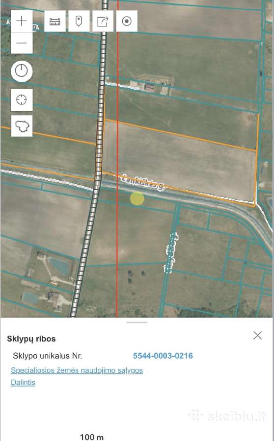 Parduodamas 35 arų namų valdos sklypas