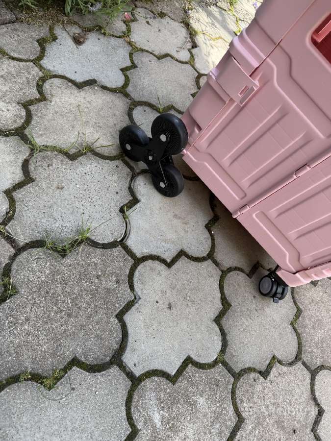 Vevor rožinis pirkinių vežimėlis - nuotraukos Nr. 4