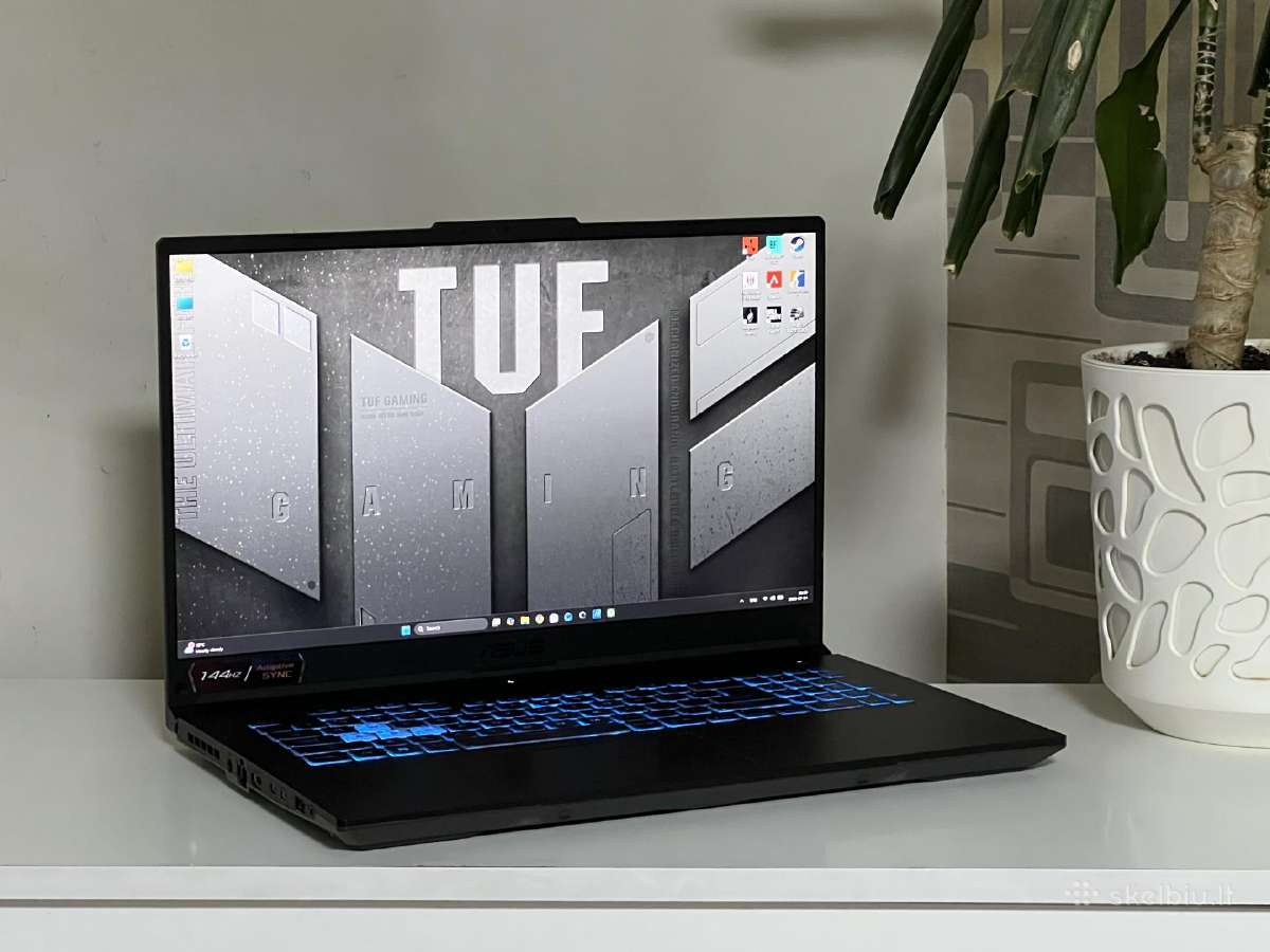 Parduodamas Asus Tuf 17 su Rtx 3060, I7-12k, Ddr5.