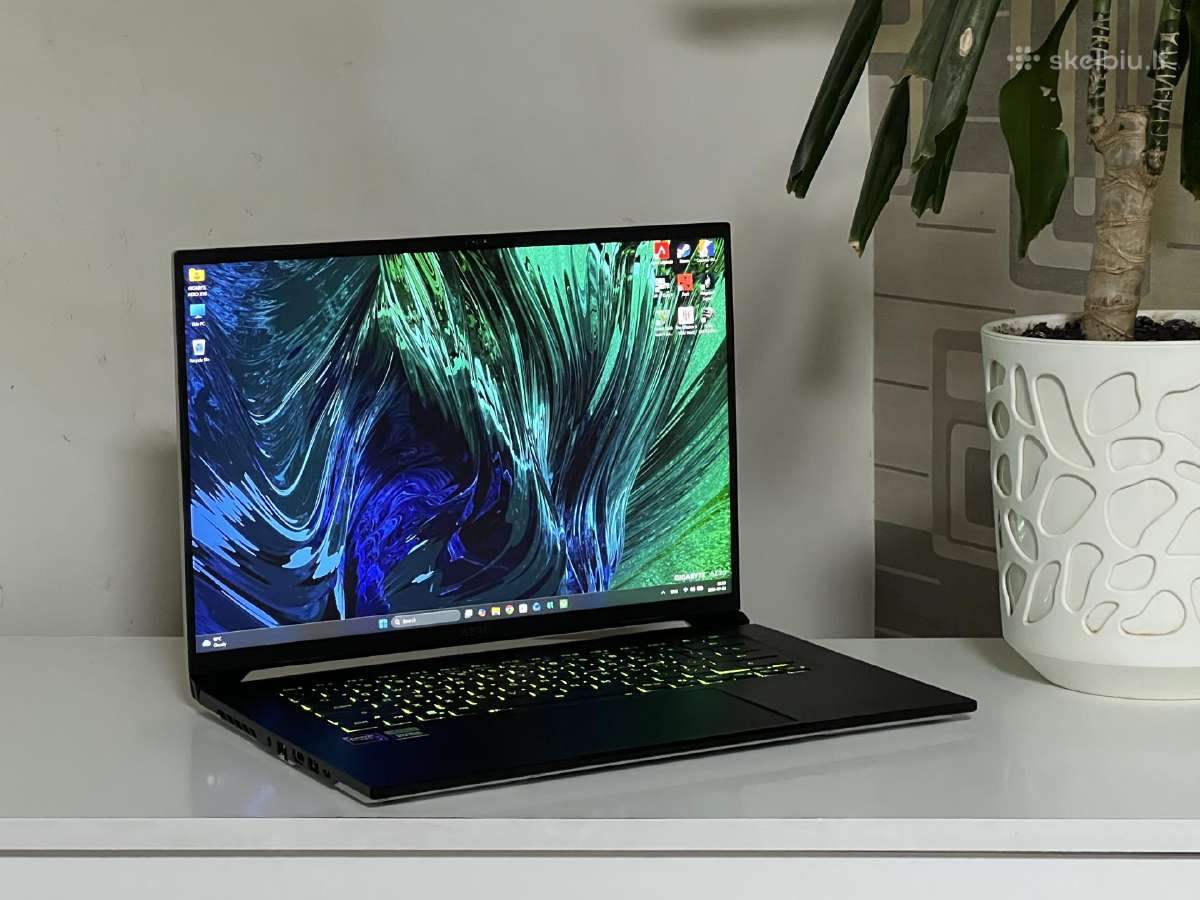 Parduodamas Aero X16 su Rtx 5070, Ryzen 7, 32/1tb.