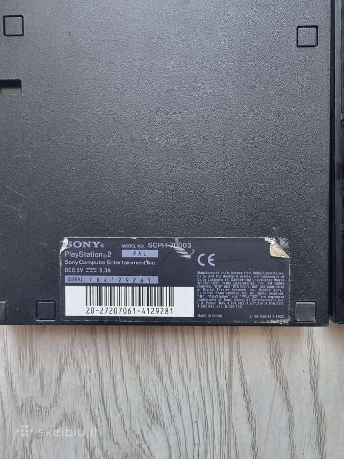 Sony Ps2 Slim 2vnt, Ps1 - nuotraukos Nr. 3