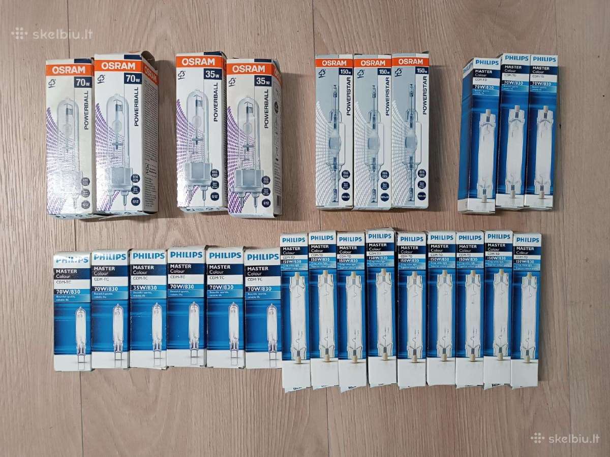 Naujos halogeninės lemputės