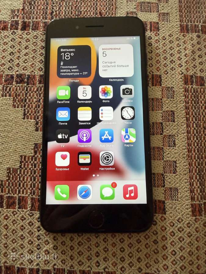 iPhone 7 plius 32gb black